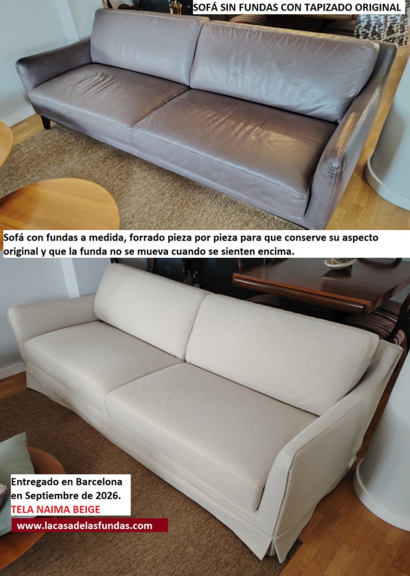 FUNDA A MEDIDA SOFÁ LA CASA DE LAS FUNDAS